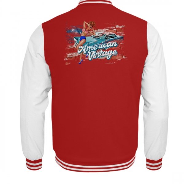 American Vintage Hoodie - Kinder College Sweatjacke-6756