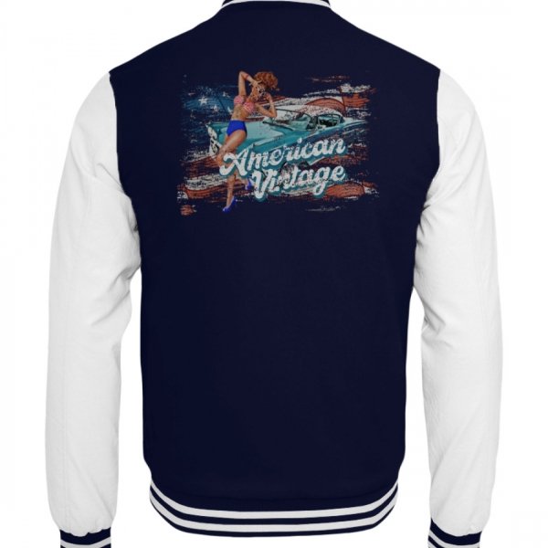 American Vintage Hoodie - College Sweatjacke-6753