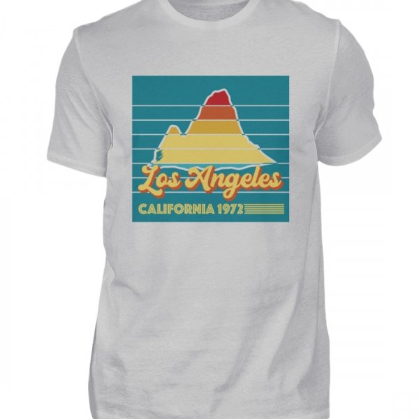 Los Angeles California 1972 - Herren Shirt-1157