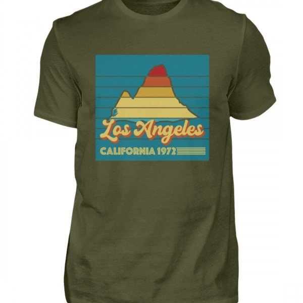 Los Angeles California 1972 - Herren Shirt-1109